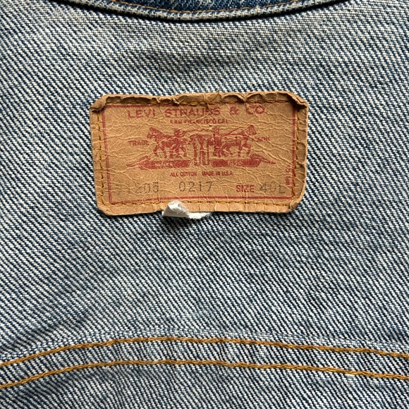 Levi’s USA made Denim Jacket sz 40L. - Picture 4 of 6